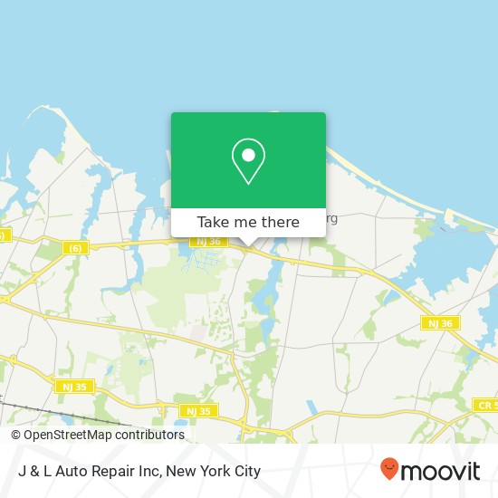 Mapa de J & L Auto Repair Inc