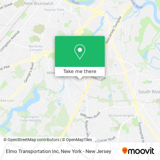 Elmo Transportation Inc map