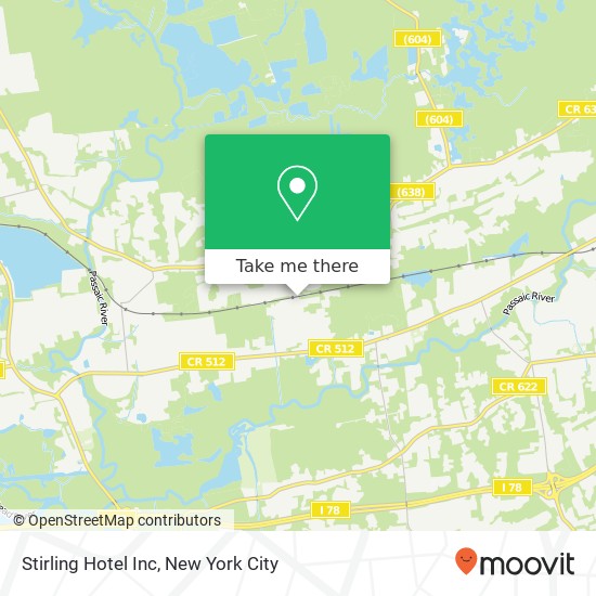 Mapa de Stirling Hotel Inc