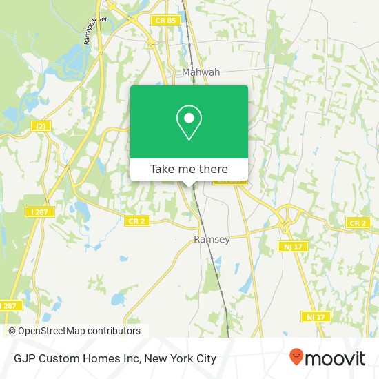 GJP Custom Homes Inc map