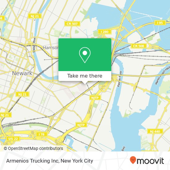 Mapa de Armenios Trucking Inc