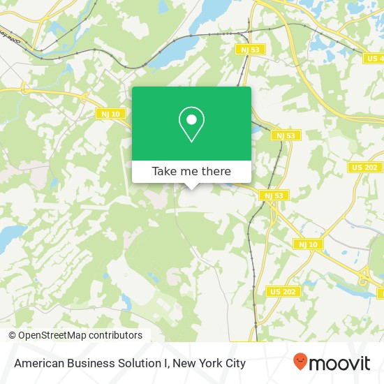 American Business Solution I map