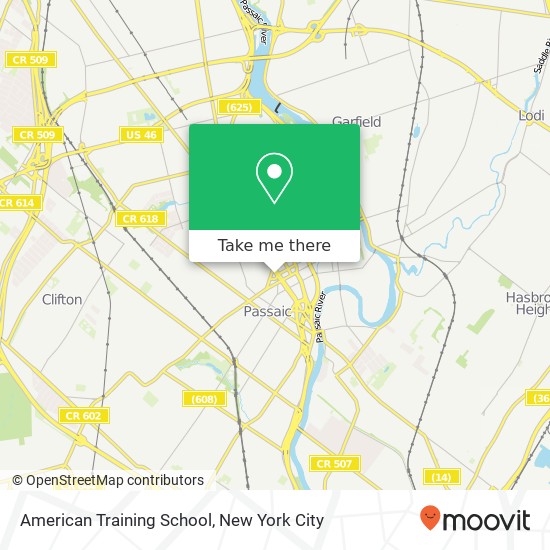 American Training School map