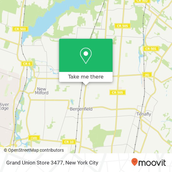 Mapa de Grand Union Store 3477
