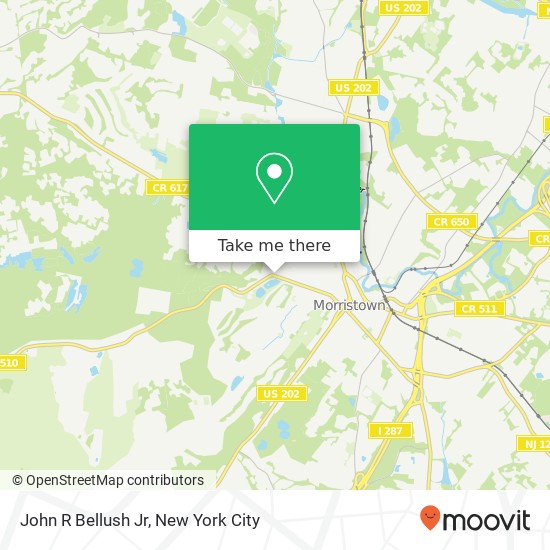 John R Bellush Jr map