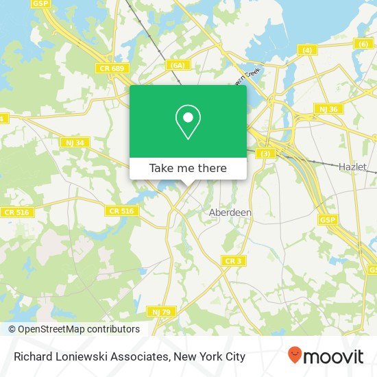 Mapa de Richard Loniewski Associates