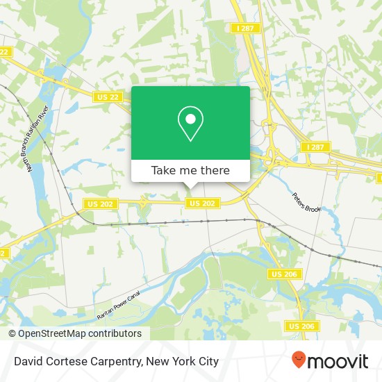 Mapa de David Cortese Carpentry