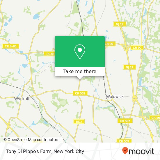 Tony Di Pippo's Farm map