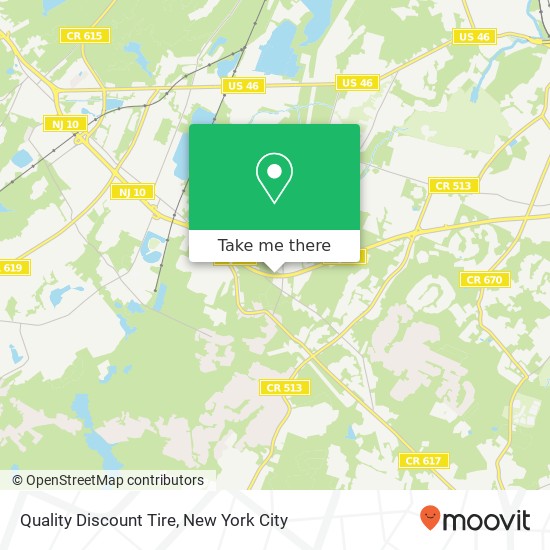 Quality Discount Tire map