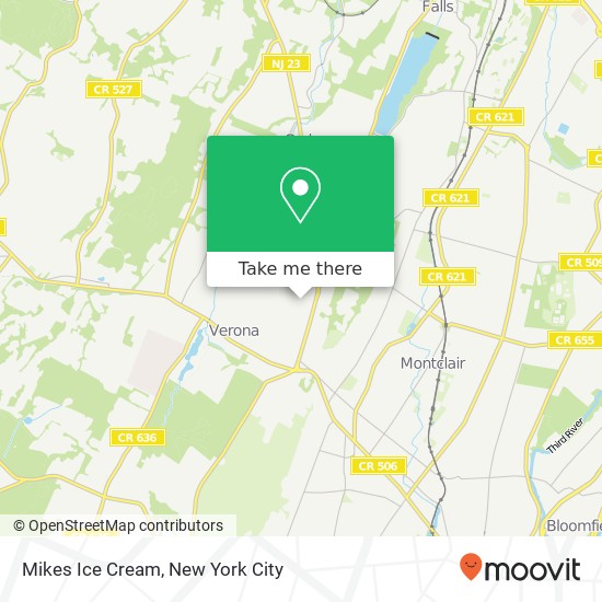 Mikes Ice Cream map