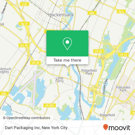 Mapa de Dart Packaging Inc