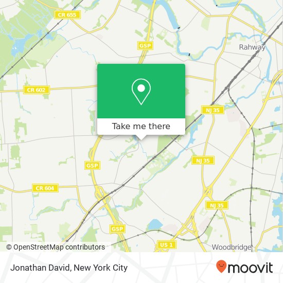 Jonathan David map