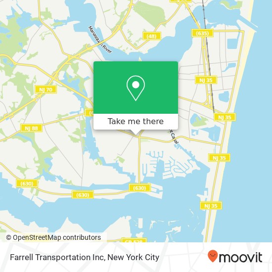 Farrell Transportation Inc map