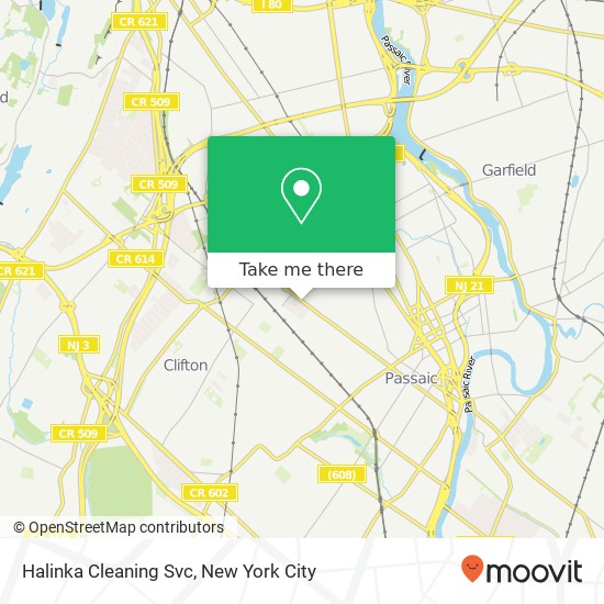 Halinka Cleaning Svc map