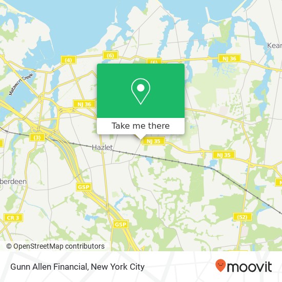 Gunn Allen Financial map