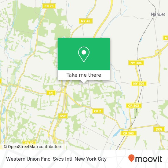 Western Union Fincl Svcs Intl map