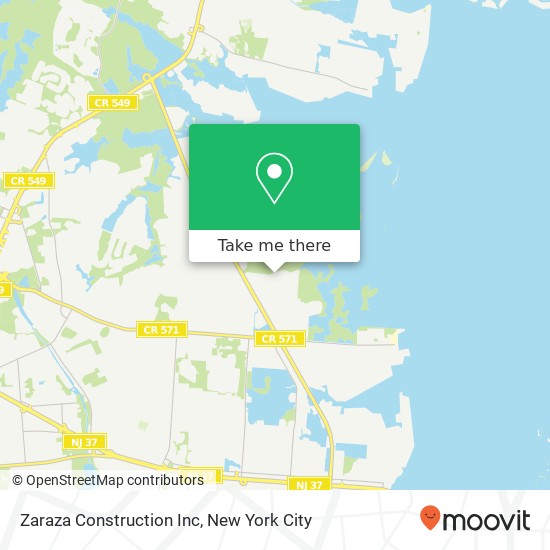 Zaraza Construction Inc map