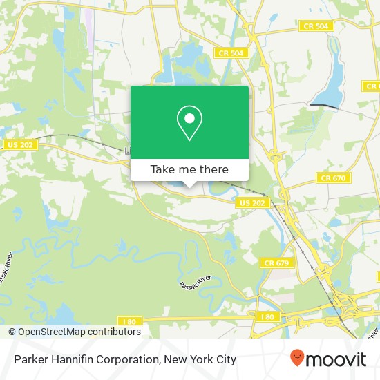 Parker Hannifin Corporation map