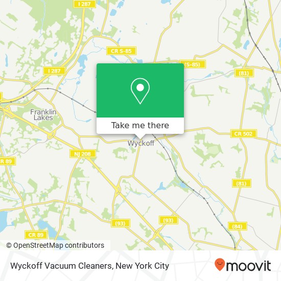Wyckoff Vacuum Cleaners map