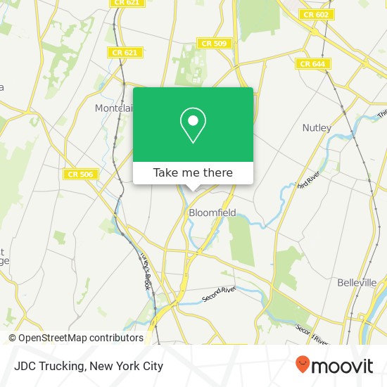 JDC Trucking map