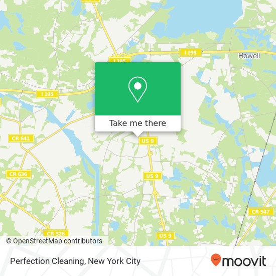 Perfection Cleaning map