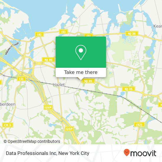 Mapa de Data Professionals Inc
