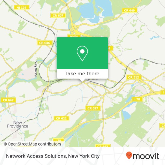 Network Access Solutions map