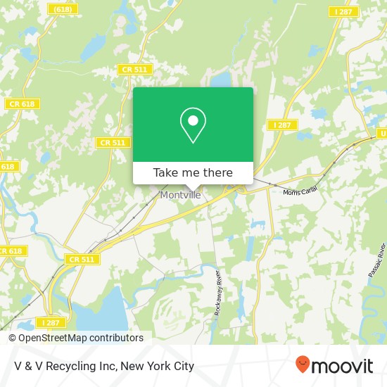 V & V Recycling Inc map