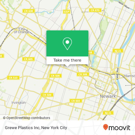 Grewe Plastics Inc map