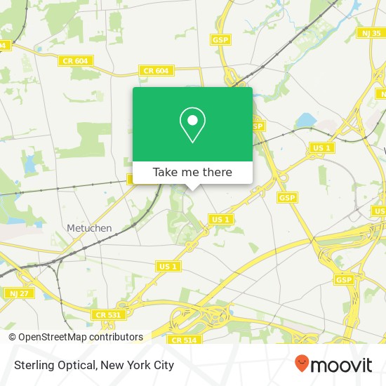 Mapa de Sterling Optical