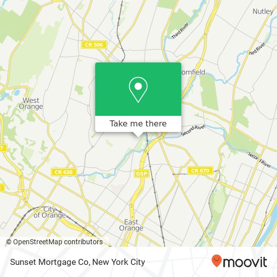 Sunset Mortgage Co map