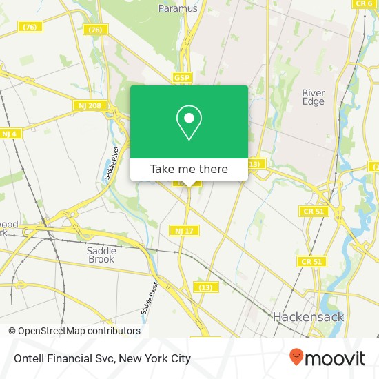 Ontell Financial Svc map