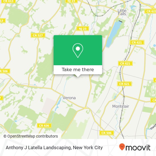 Anthony J Latella Landscaping map