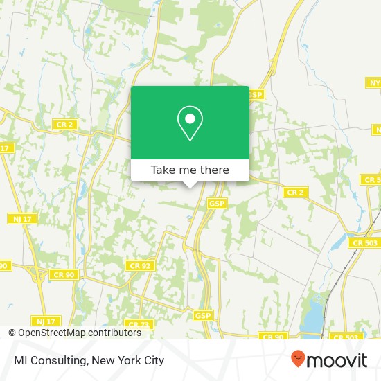 MI Consulting map