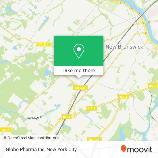 Globe Pharma Inc map