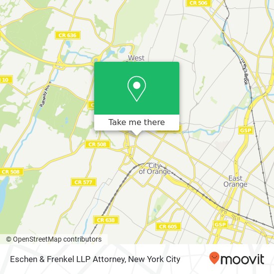 Eschen & Frenkel LLP Attorney map