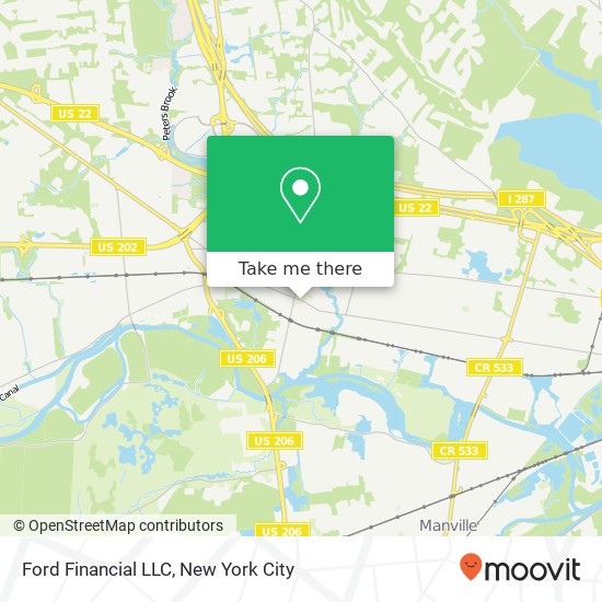 Ford Financial LLC map