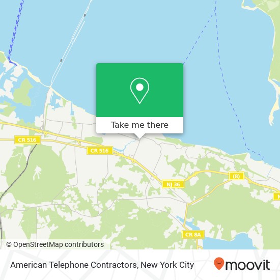 American Telephone Contractors map