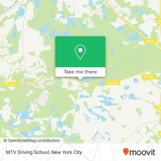 Mapa de MTV Driving School