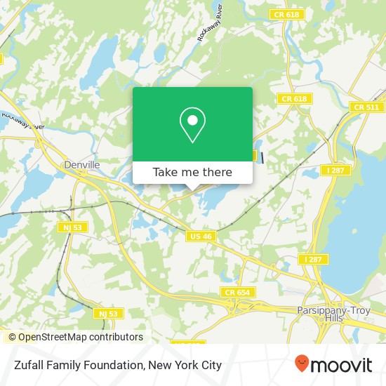 Mapa de Zufall Family Foundation