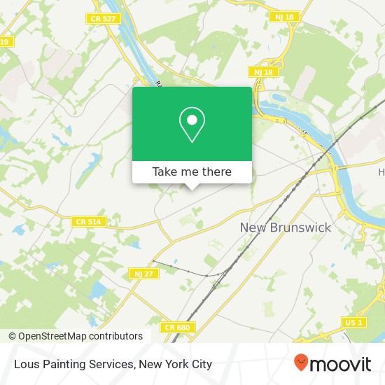 Lous Painting Services map