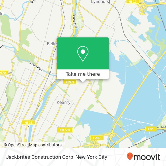 Jackbrites Construction Corp map