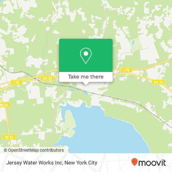 Mapa de Jersey Water Works Inc