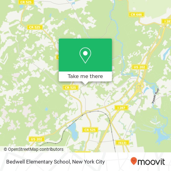 Bedwell Elementary School map