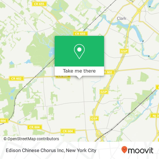 Edison Chinese Chorus Inc map