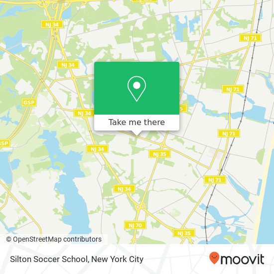 Silton Soccer School map