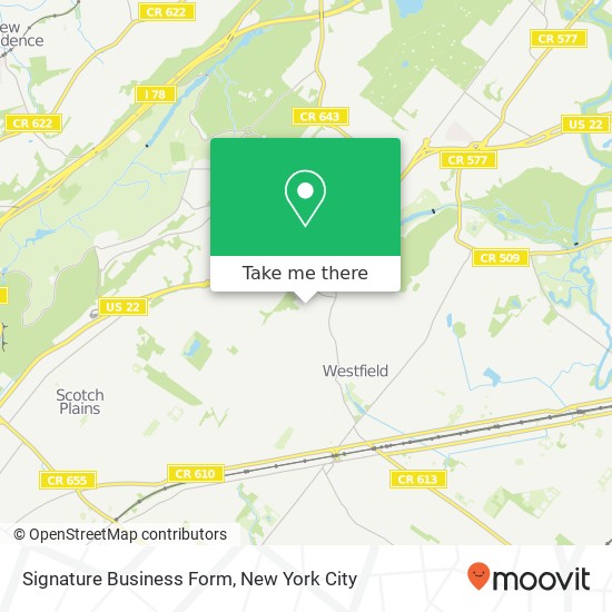 Signature Business Form map