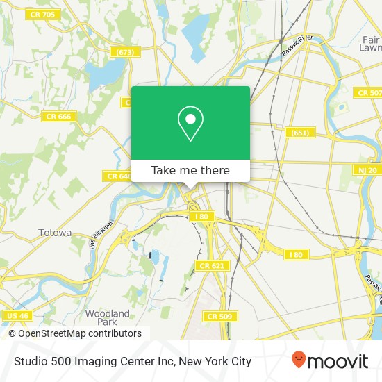 Mapa de Studio 500 Imaging Center Inc