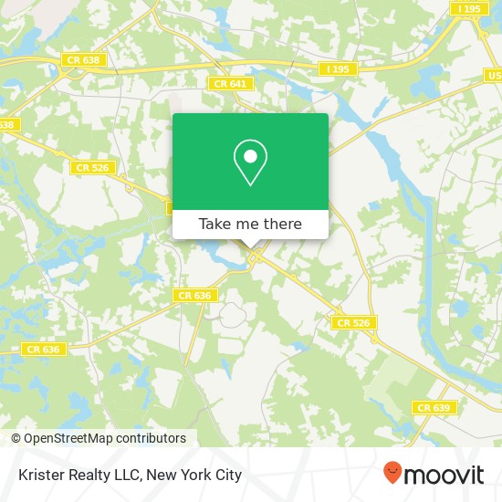 Mapa de Krister Realty LLC