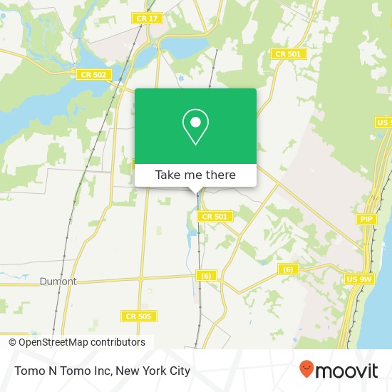 Mapa de Tomo N Tomo Inc